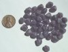 40 9mm Bumpy Satin Purple Nuggets